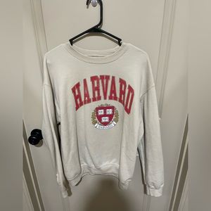 Beige, Harvard College Crewneck Sweatshirt! Size Medium. Like new!